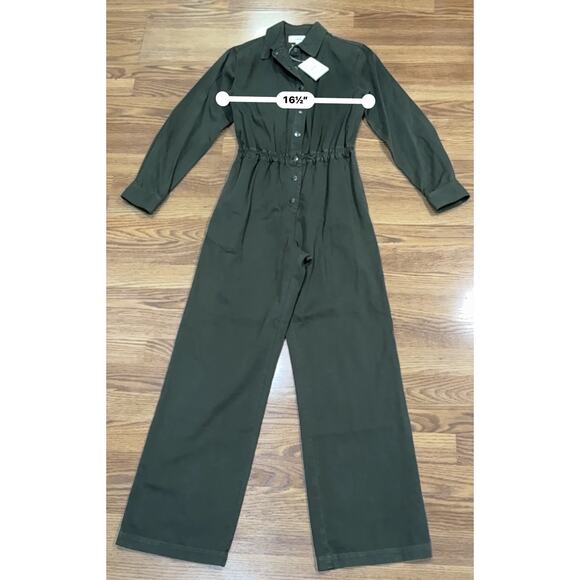 XIRENA OLIVE GREEN KELLEN JUMPSUIT - SEQUOIA SMALL - Picture 6 of 14